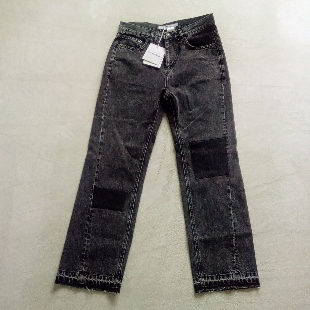 NWT Pushbutton Patch Point Washed Jeans NWT - image 1